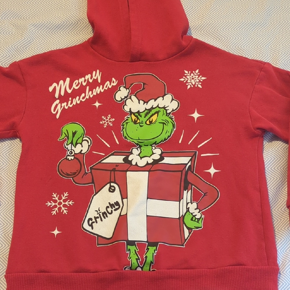 Kids Grinch Sweatshirt Size 7